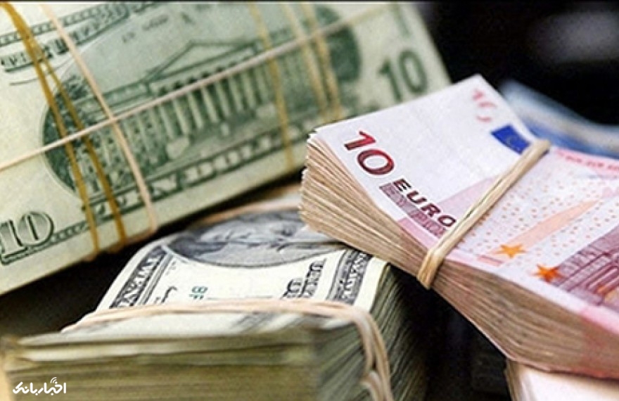 افزایش قیمت دلار و یورو مبادله‌ای