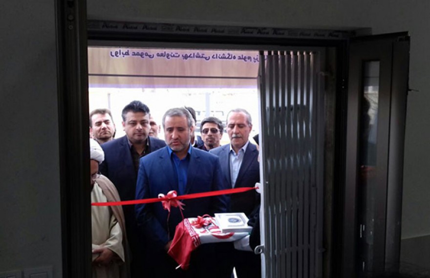 افتتاح خانه بهداشت روستای مزج شاهرود از سوی بانک ملت